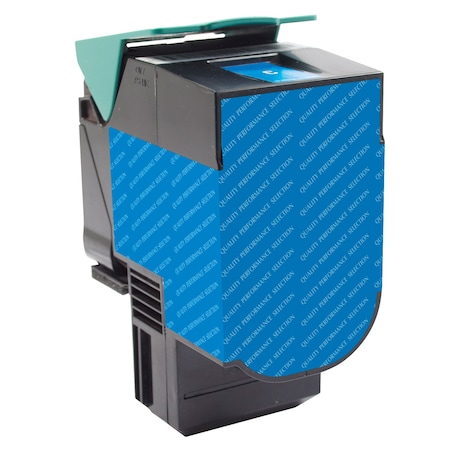 Cig Clover Imaging Remanufactured High Yield Cyan Toner Cartridge for Lexmark CS417/CS517 201460